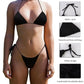 Einfarbiges Bikini-Set