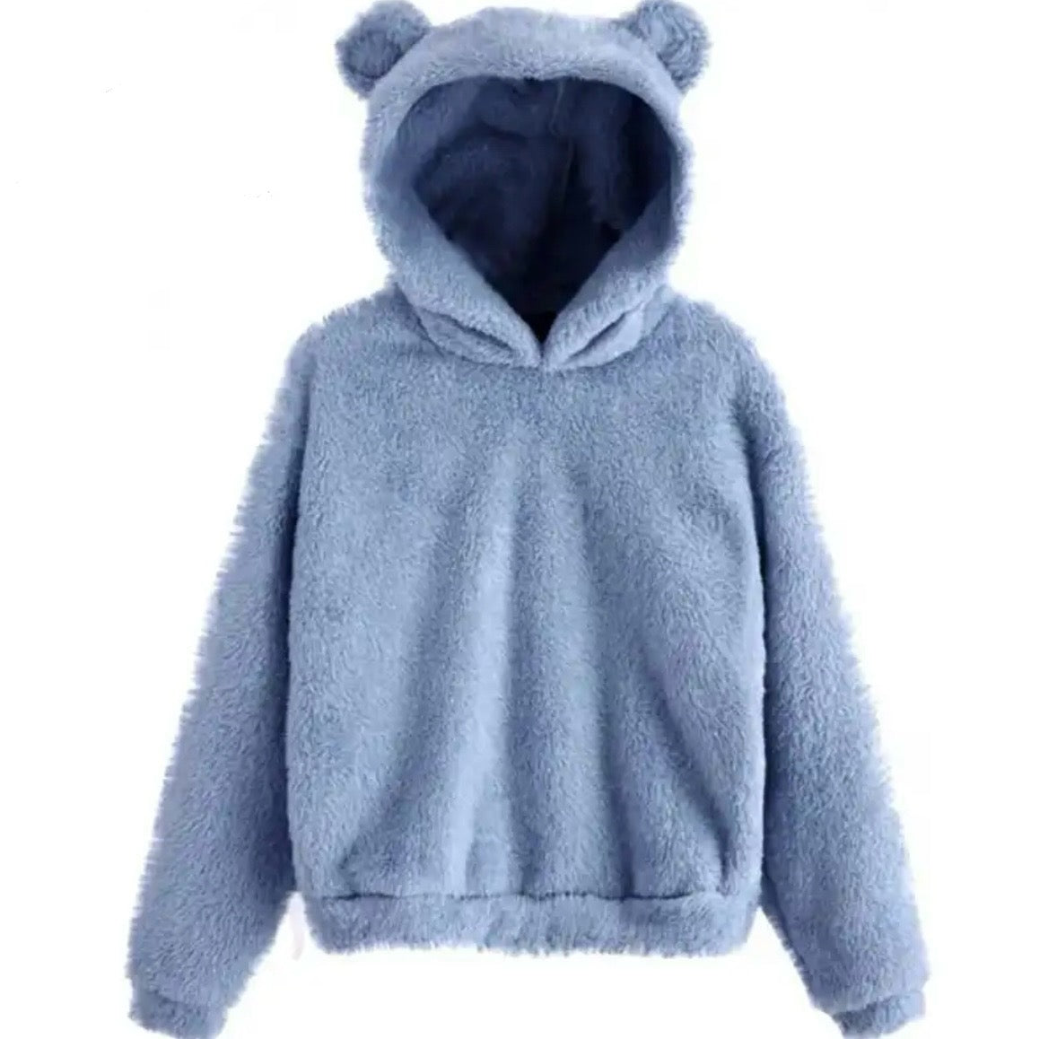 Flauschiger Plüsch Teddy Hoodie