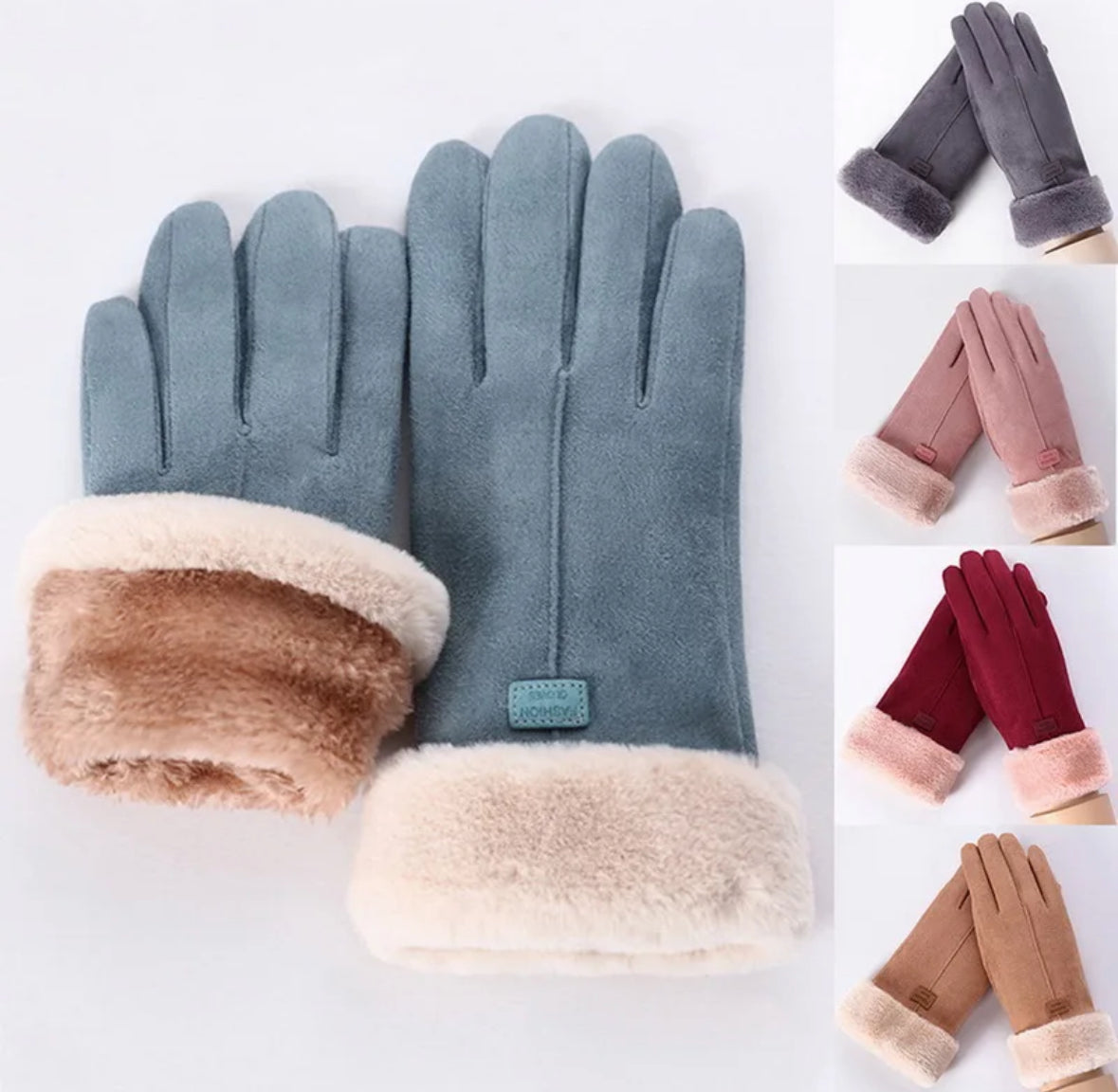 Gefütterte Frauen Winter Handschuhe