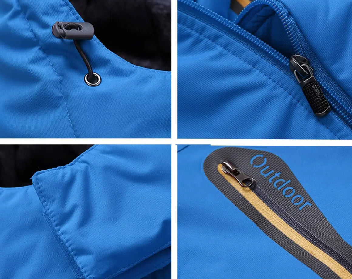 Gefütterte Thermo Winter Jacke