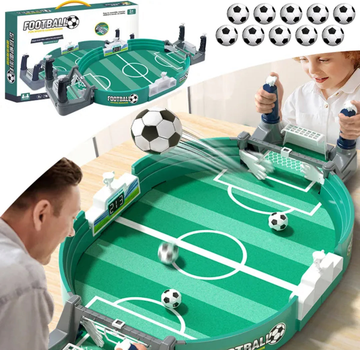 Lustiger Fussball Flipper Tisch