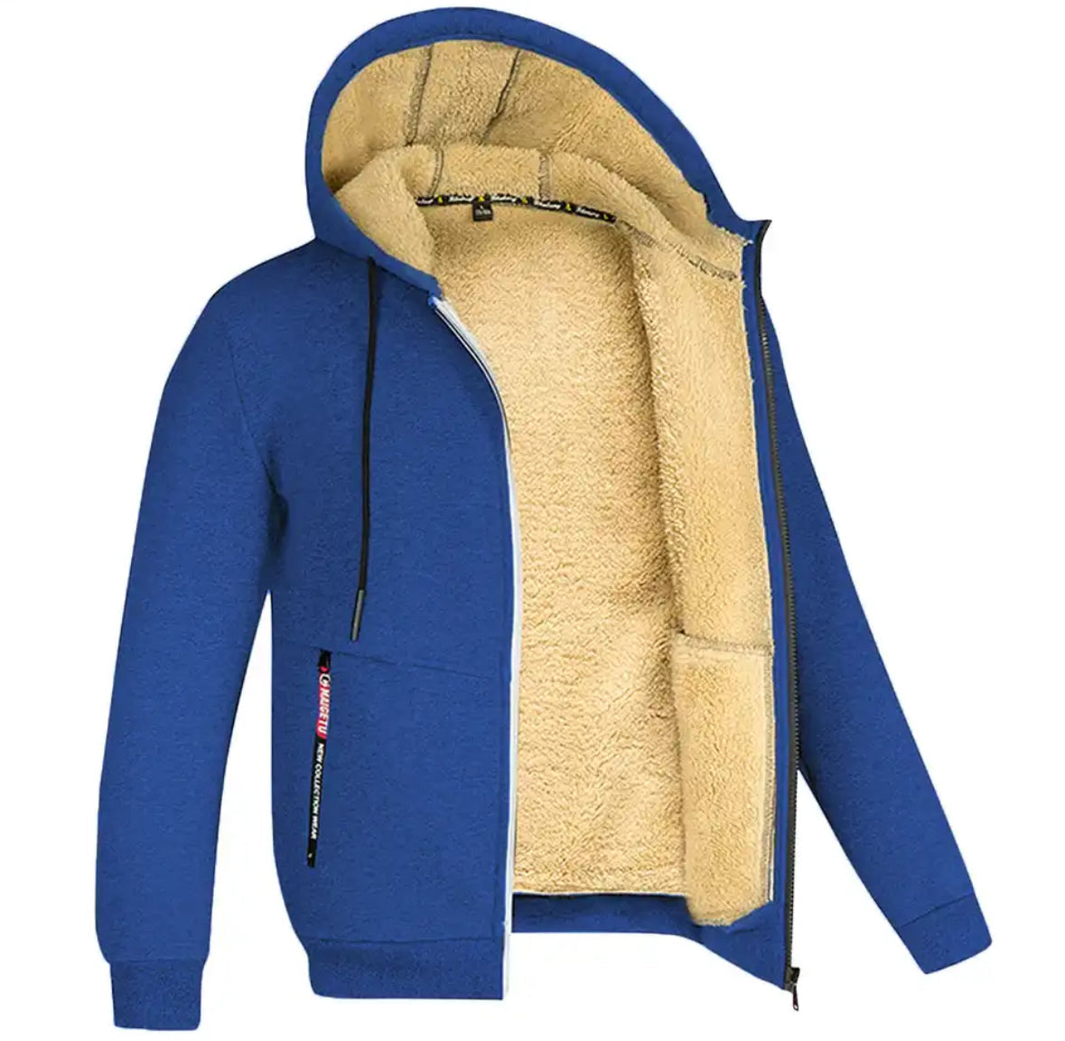 Gefüttertes Thermo Winter Zip-Hoodie