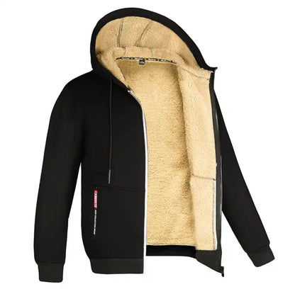 Gefüttertes Thermo Winter Zip-Hoodie