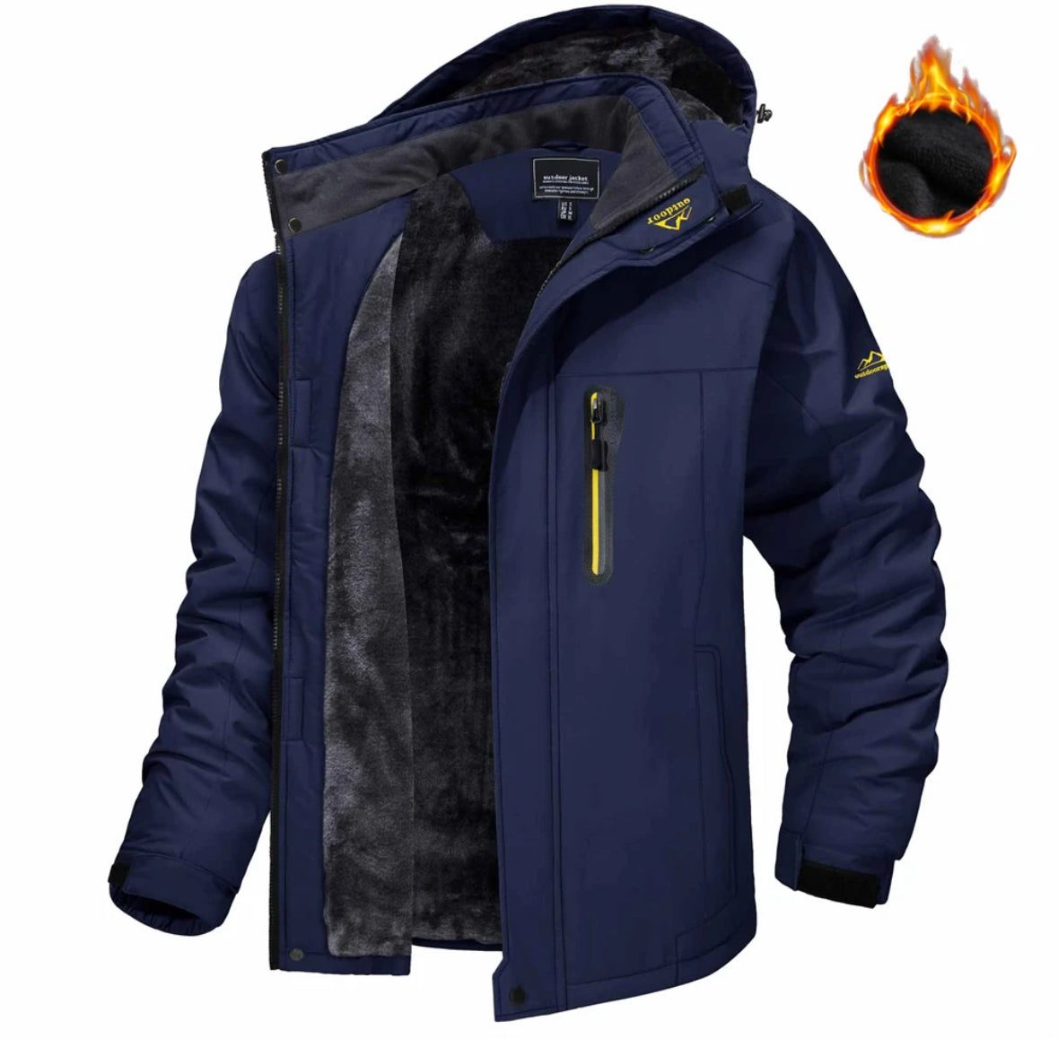 Gefütterte Thermo Winter Jacke