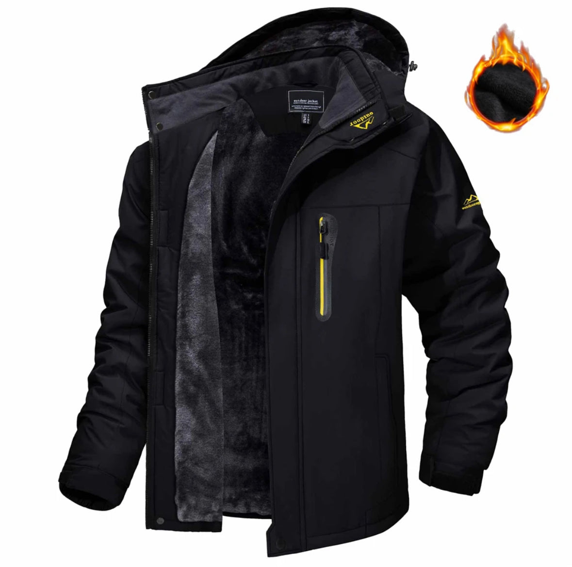 Gefütterte Thermo Winter Jacke