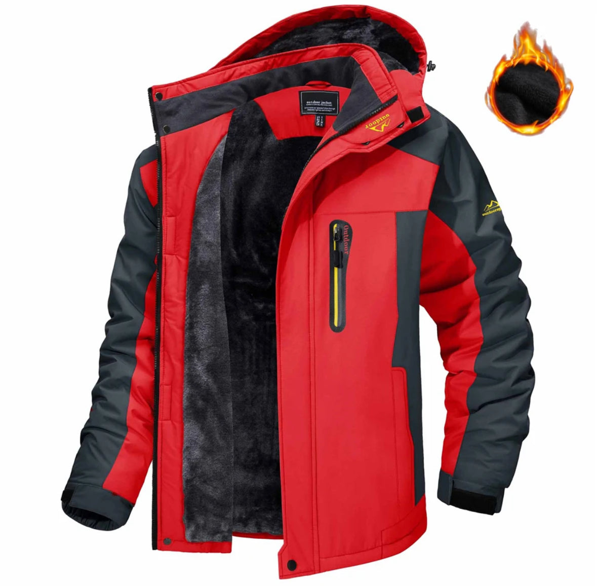 Gefütterte Thermo Winter Jacke