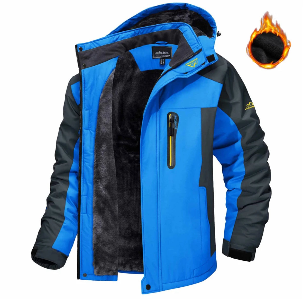 Gefütterte Thermo Winter Jacke