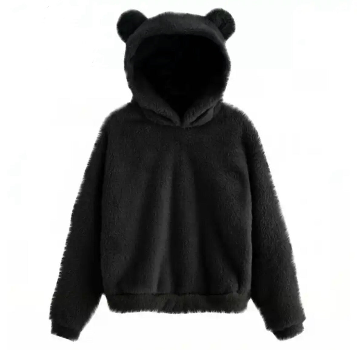 Flauschiger Plüsch Teddy Hoodie