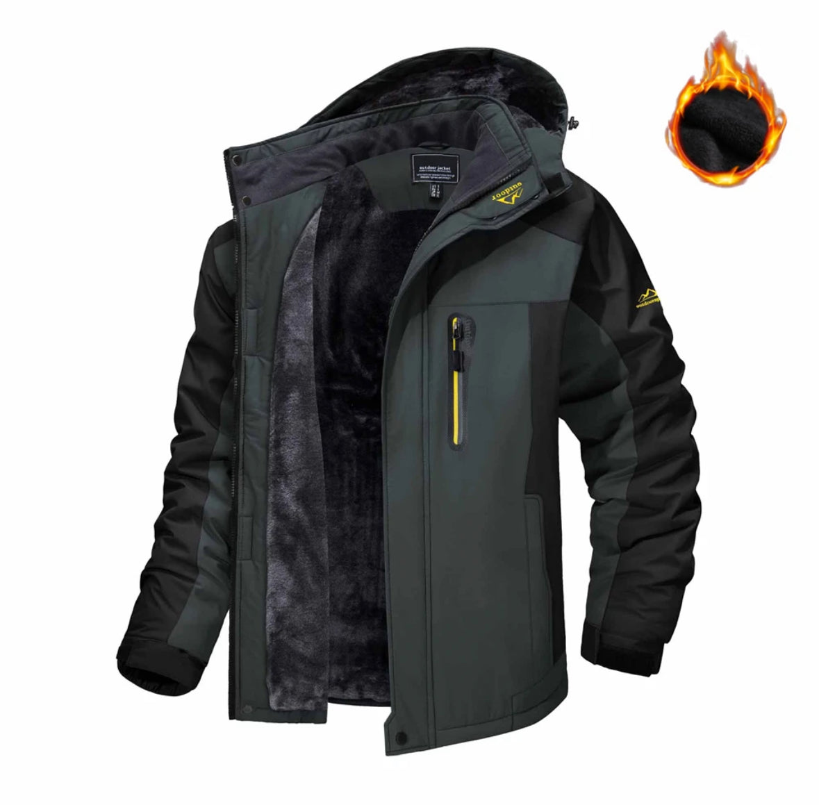 Gefütterte Thermo Winter Jacke