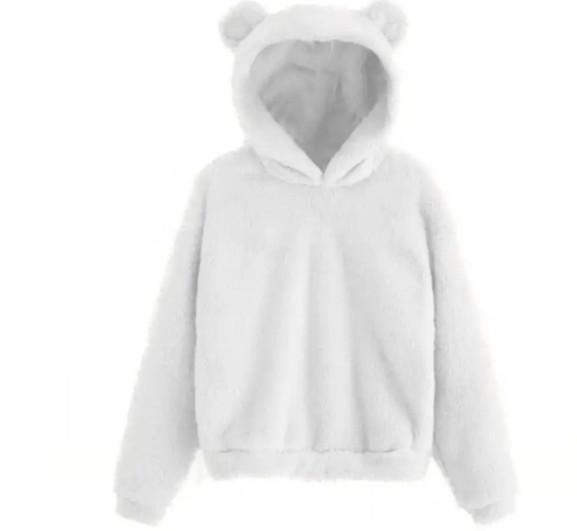 Flauschiger Plüsch Teddy Hoodie