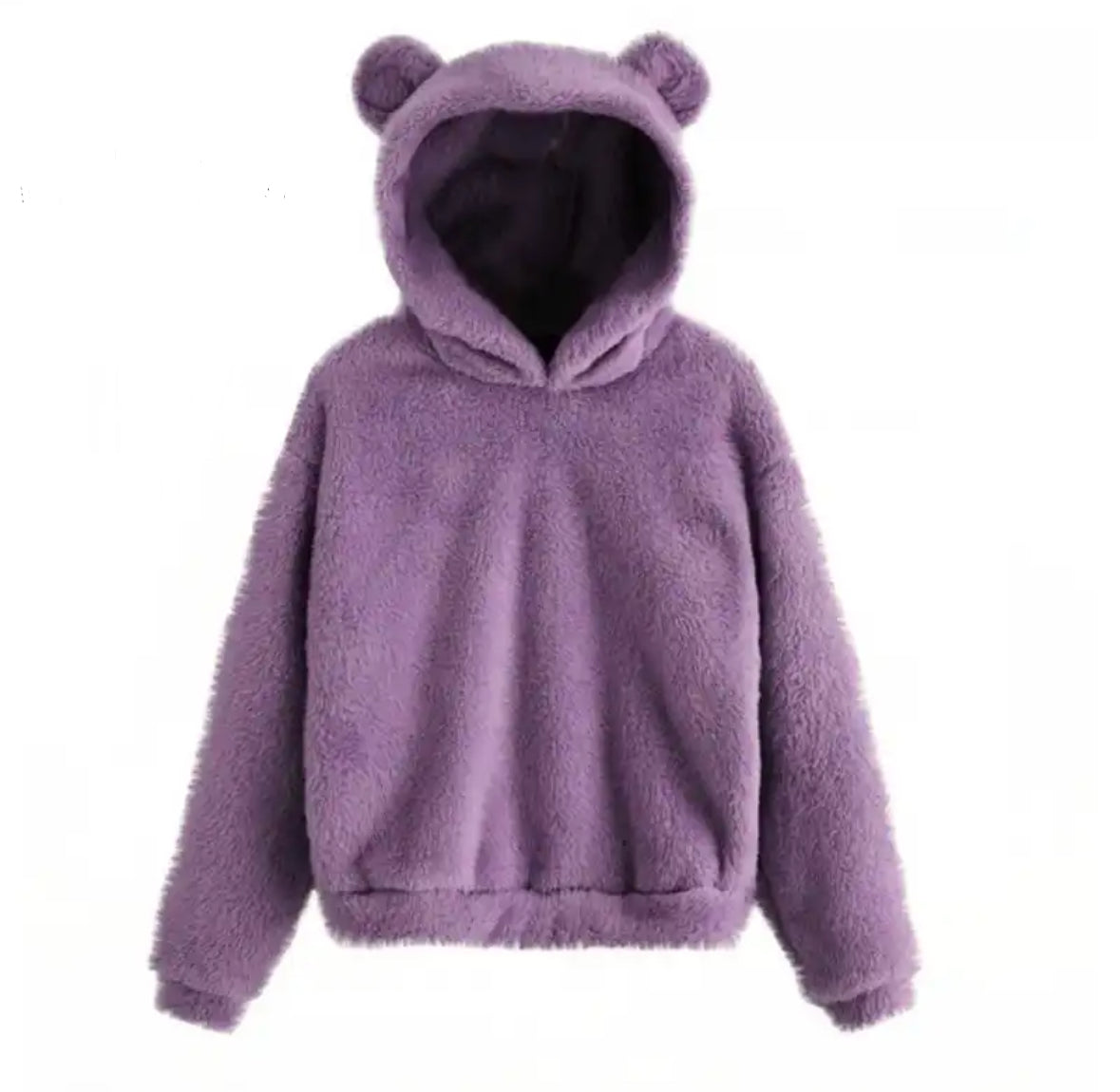 Flauschiger Plüsch Teddy Hoodie