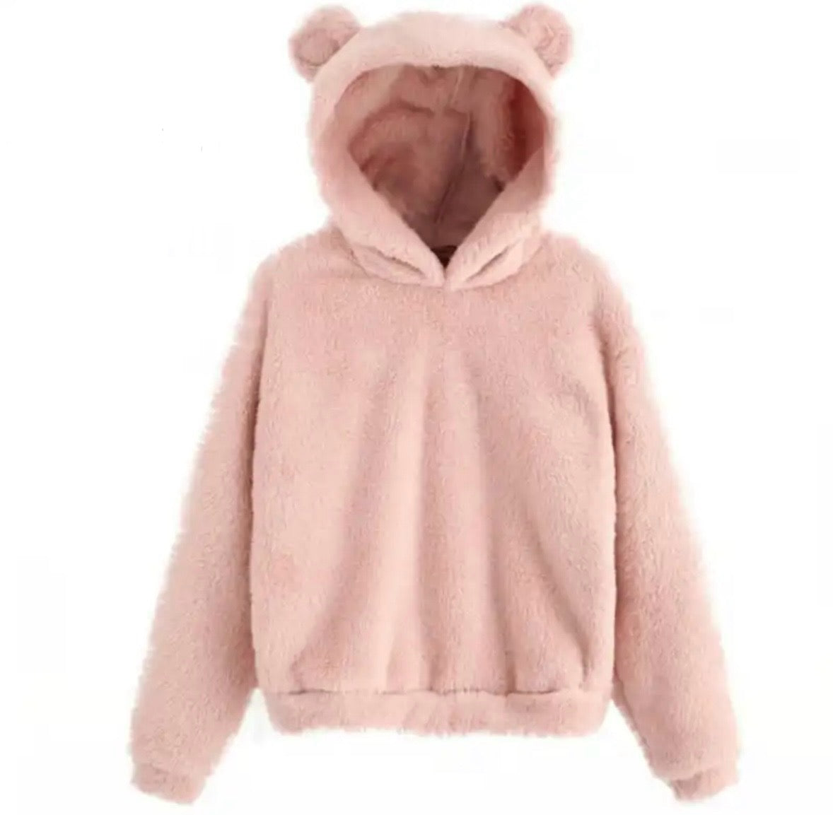 Flauschiger Plüsch Teddy Hoodie