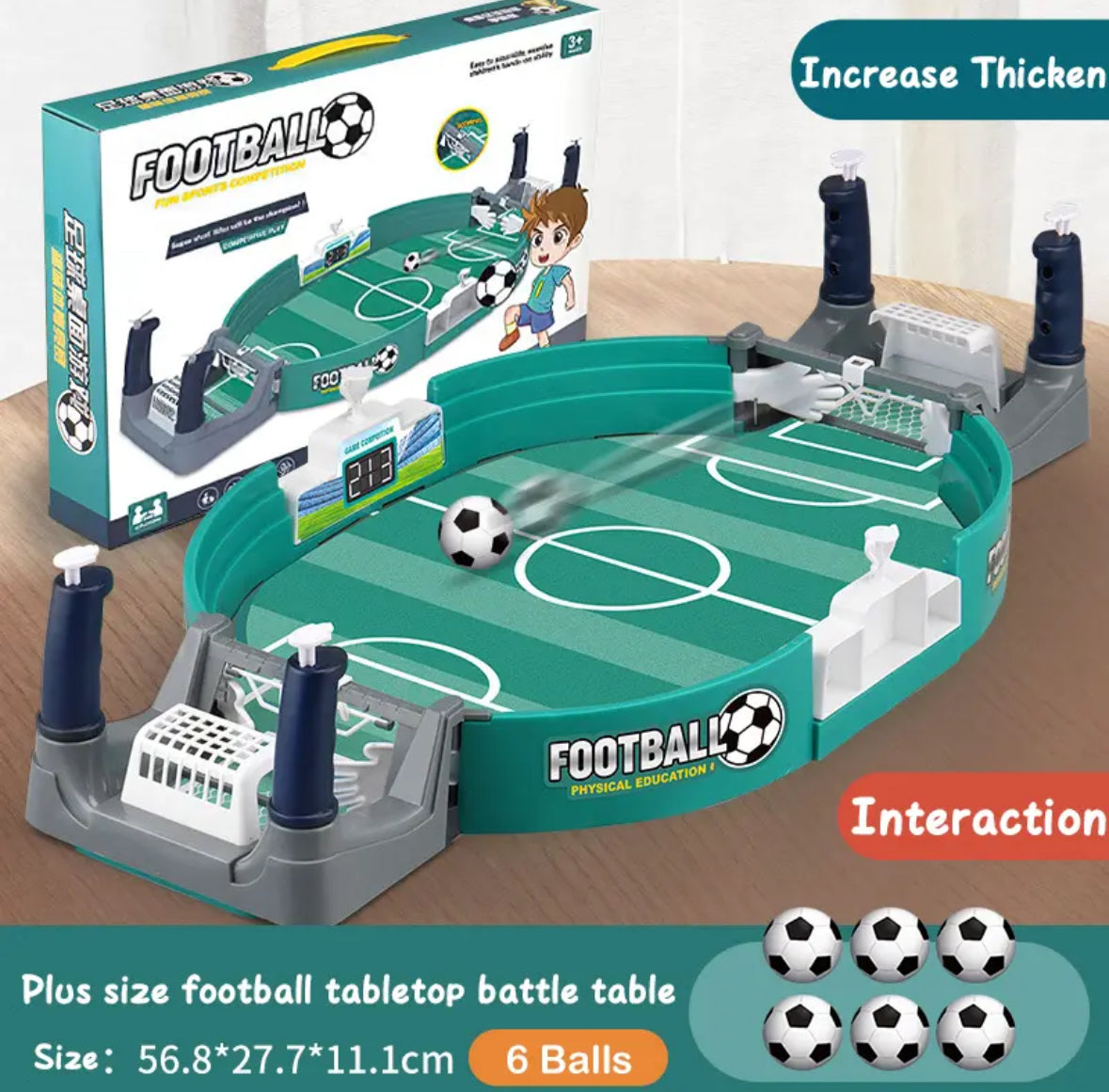 Lustiger Fussball Flipper Tisch