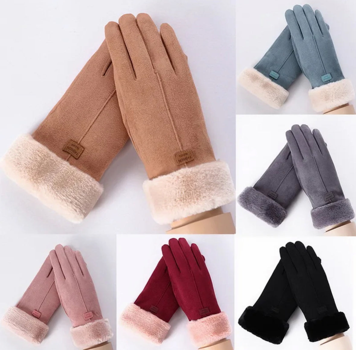 Gefütterte Frauen Winter Handschuhe